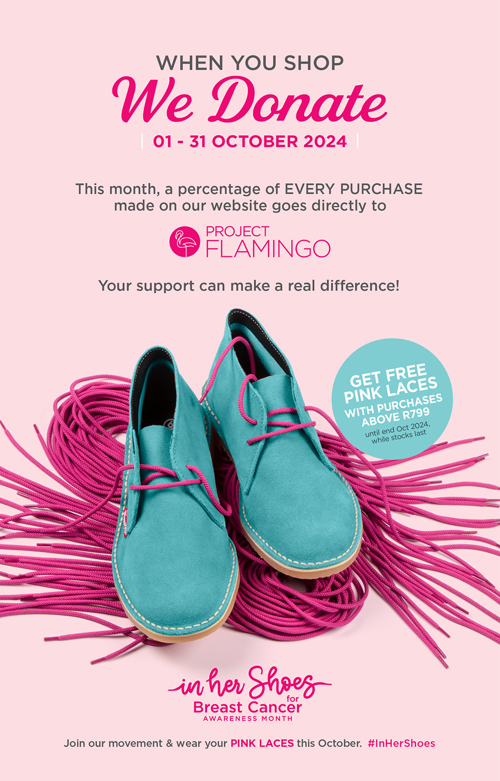 When you Shop, We Donate to Project Flamingo