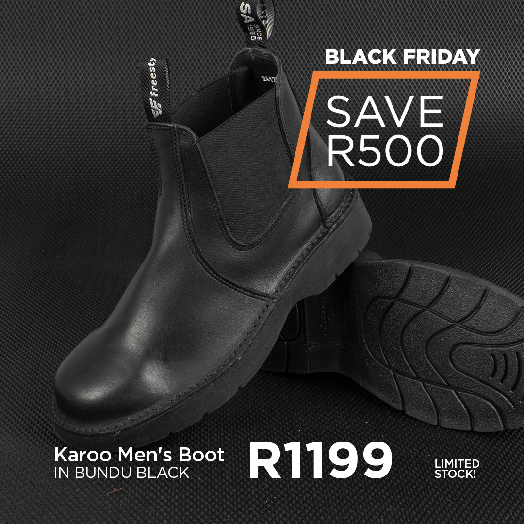 Karoo Mens Bundu Black - R1199