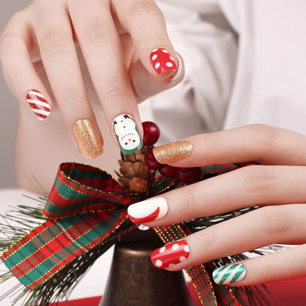 Glittering Holiday - 3487 (Christmas Nails)